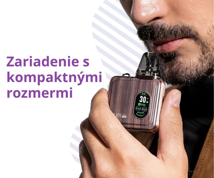 OXVA Xlim SQ Pro detail kompaktné rozmery vejpky